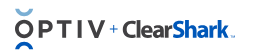 Optiv + ClearShark Homepage Logo